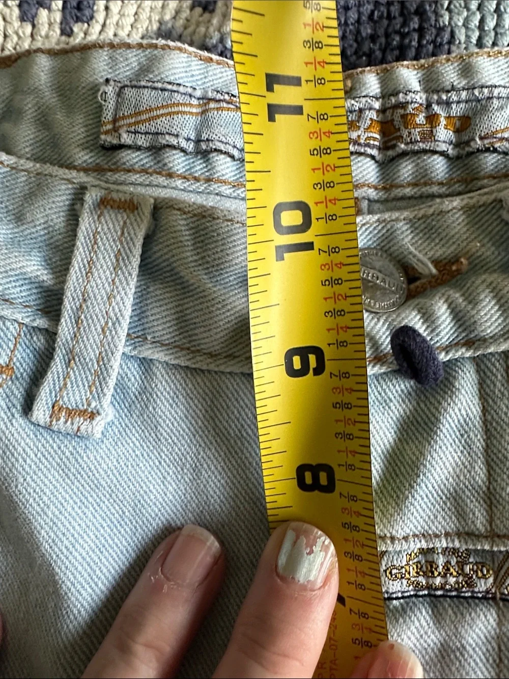 👖 Marithé + François Girbaud Vintage Stone Wash Denim Capri Jeans 9/10 Long